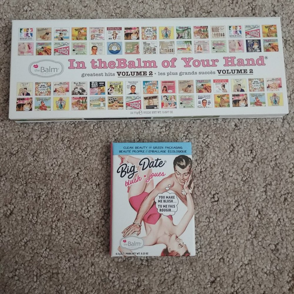 NIB - The Balm Face Palette and Blush
